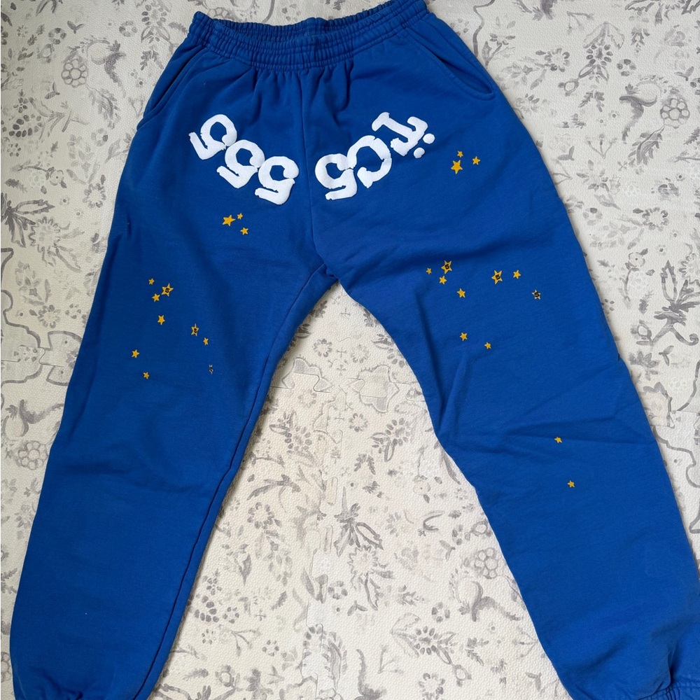SPIDER WORLDWIDE OG SWEATPANTS 💙💛